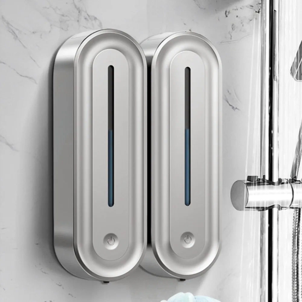 420ML Wall-mounted Automatic Liquid Soap Dispensers Kitchen Touchless Induction Sensor Hotel Malls Bathroom Accessories