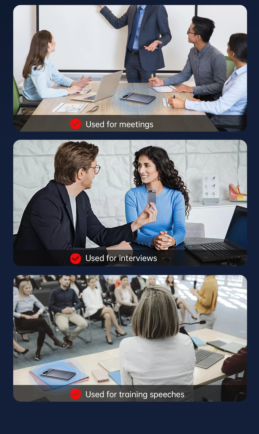 AI Voice Recorder, AI Notetaking Device for Meetings, Lectures, Calls, AI Transcription & Summarization Support 118 Languages