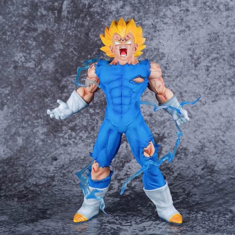 27cm Dragon Ball Self Destructing Vegeta Demonized Vegeta Action Figurin Model Pvc Statue Doll Statue Model Collection Toys Gift - AIAZ
