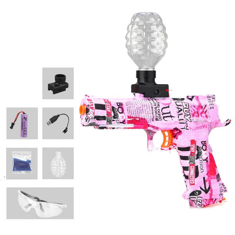 3.7v electric gel ball toy gun Summer outdoor parent-child team interaction Multiple skin options available - AIAZ