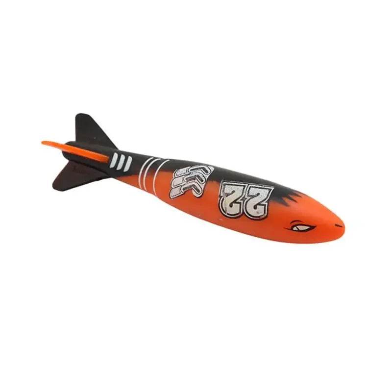 1/3PCS Torpedo Rocket Throwing Toy Swimming Pool Diving Games Children Underwater Stick - AIAZ