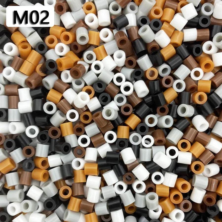 5MM 1000PCs Pixel Puzzle Iron Beads for kids Perler Hama Beads Diy High Quality Handmade Gift toy Fuse Beads - AIAZ