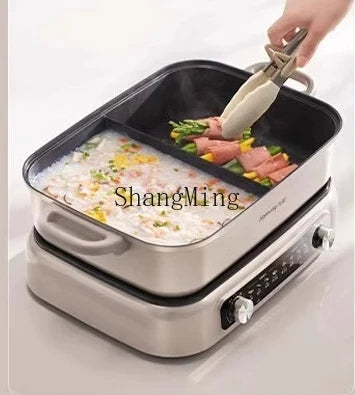 ZYY household multi-functional sub-control split pan frying electric cooking pan mandarin duck pan