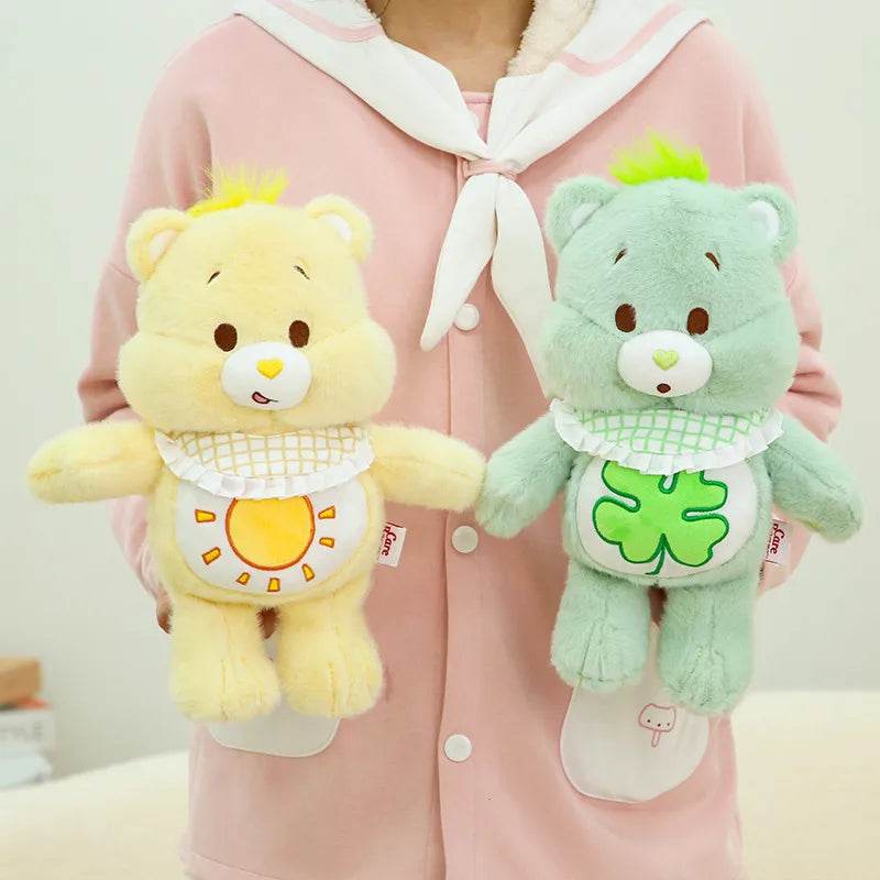 Adorably Baby Care Bear Plush Toys Bear Stuffed Doll Rainbow Bears Plushies Kawaii Room Decor Toys Lovely Kids Birthday Gifts - AIAZ