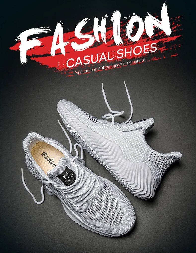 Shoes for Men Designer Men Shoes Breathable Mesh White Men's Tennis Trainers Male Casual Sneakers Zapatos Hombre Tenis Masculino - AIAZ