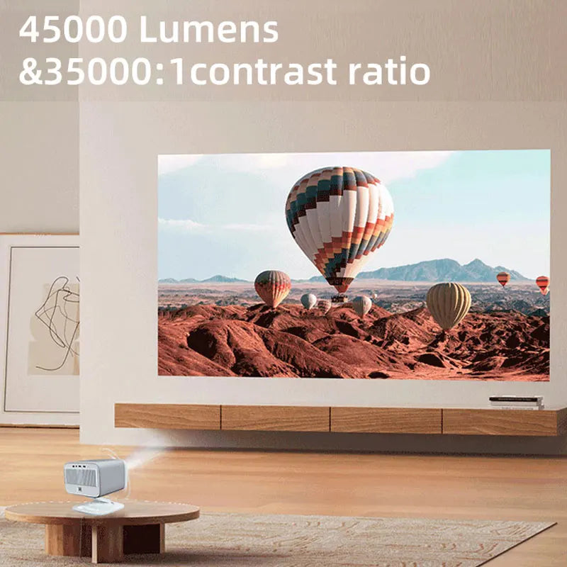 LENOVO 100P Full HD 1080P Projector 4K Smart Bluetooth WiFi 6 3000ANSI Auto Focus Home Theater Cinema High Brightness Projectors