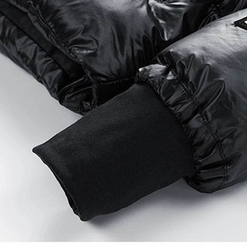 Men's Winter Coat Hooded Padded Jacket 2025 woman Heavyweight Warm Thick Thermal Outerwear Black Cold Weather Casual Streetwear - AIAZ