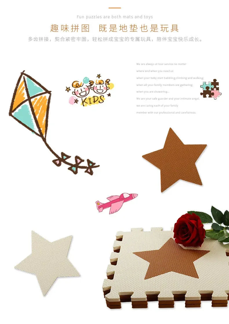 Animal Pattern Baby Play Mat Puzzle Toys For Kids Children EVA Foam Yoga Crawling Mats Floor Tapete Room Decor Baby Child Gifts