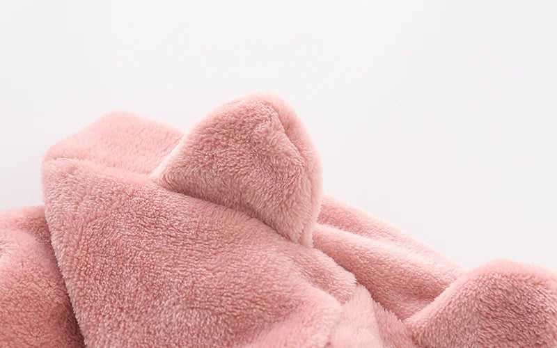 Kids Soft Pajamas Children's Winter Flannel Bathrobe 2023 New Cartoon Cute Sleepwear Boys Girls Autumn Robes Hooded Homewear