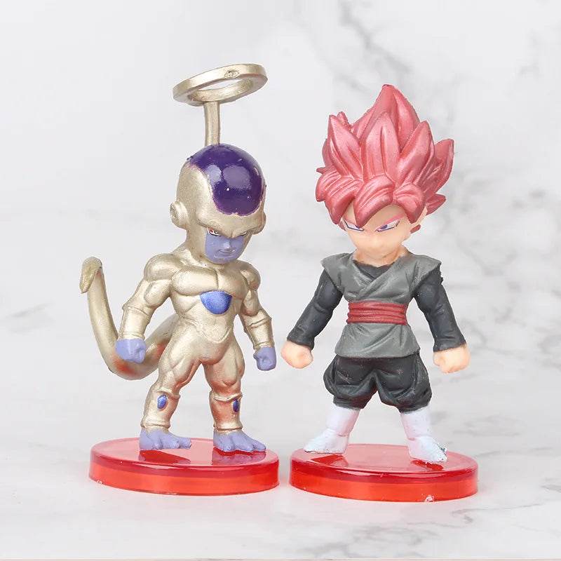 8-21PCS Dragon Ball Z Set Super Son Goku Vegeta Broly Buu Action Figure Anime Figurines Ultra Instinct Model Gifts Toys - AIAZ