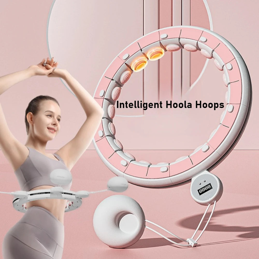 Intelligent Hoola Hoop Equipment Fitness Slim Tummy Concealment Exercise Equipment Weight Loss Fat Burning Exercise Sport Hoops