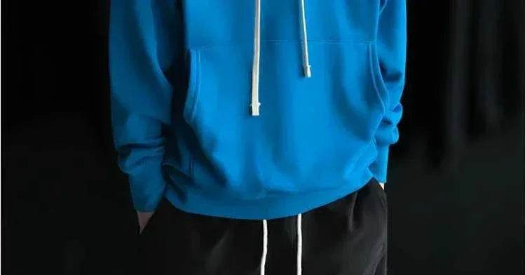 Male Clothes Hooded Solid Sweatshirt For Men No Logo Hoodies Yellow Designer Sweat Shirt Simple Elegant Hot Low Price New In S - AIAZ