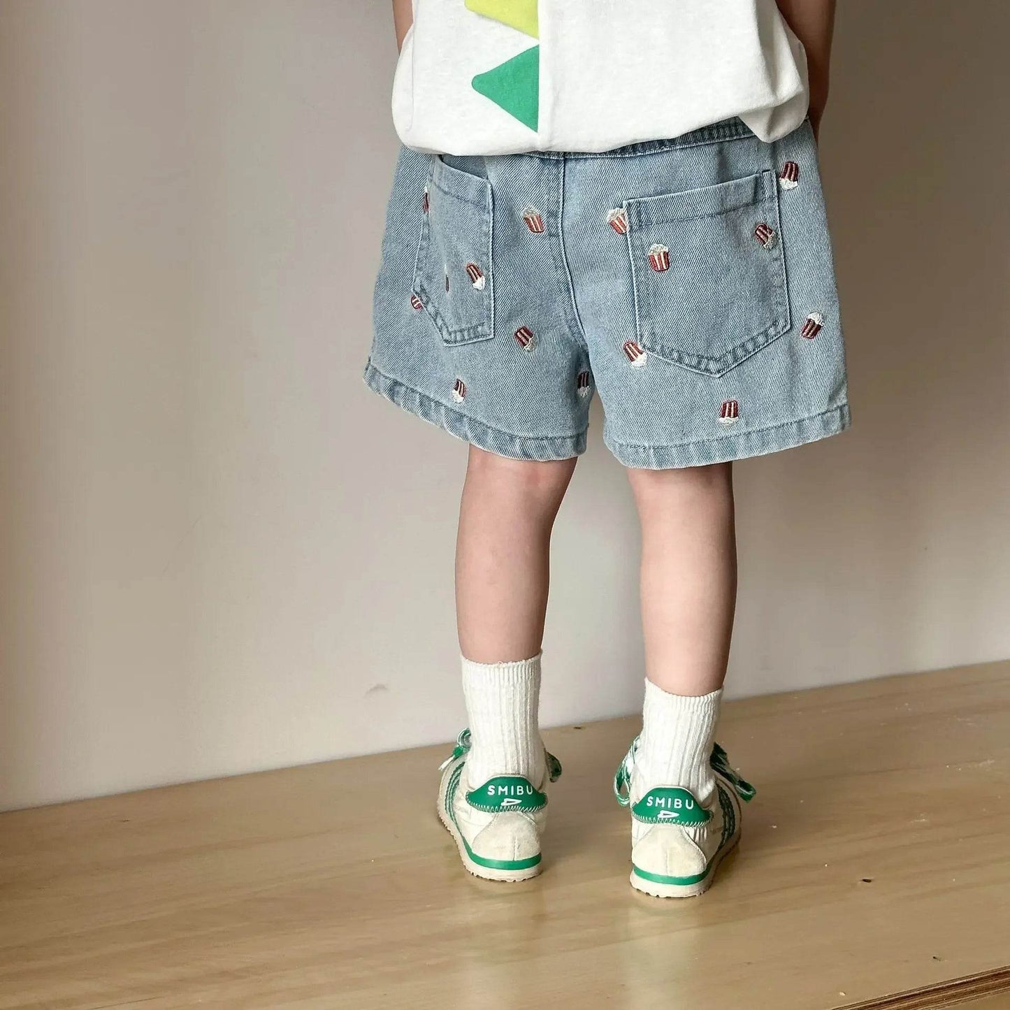 Fashion Cartoob Print Denim Kids Shorts Girls Pants Summer 2025 New Boys Summer Clothes Baby Loose Casual Pants - AIAZ