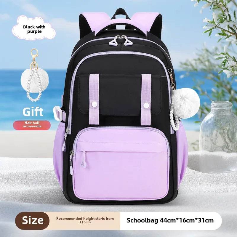 SET Backpacks for Girls School Bags Aesthetic Backpack Elementary Student Teen Girls Cute Bookbag Kids Backpack Girls mochila - AIAZ