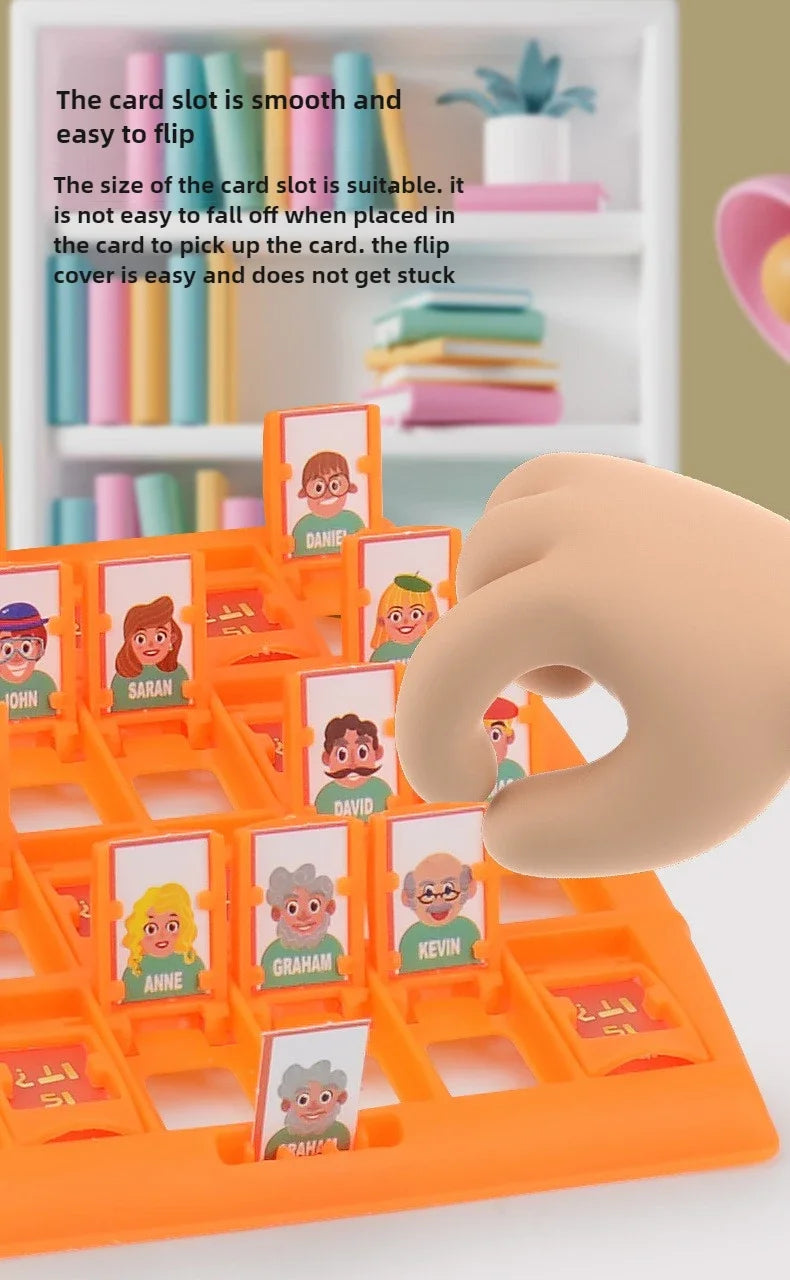 Guess Who I Am Board Game Parent-child Interaction Toy Logical Reasoning CHILDREN'S Puzzle Guess Me You My Character Chessboard