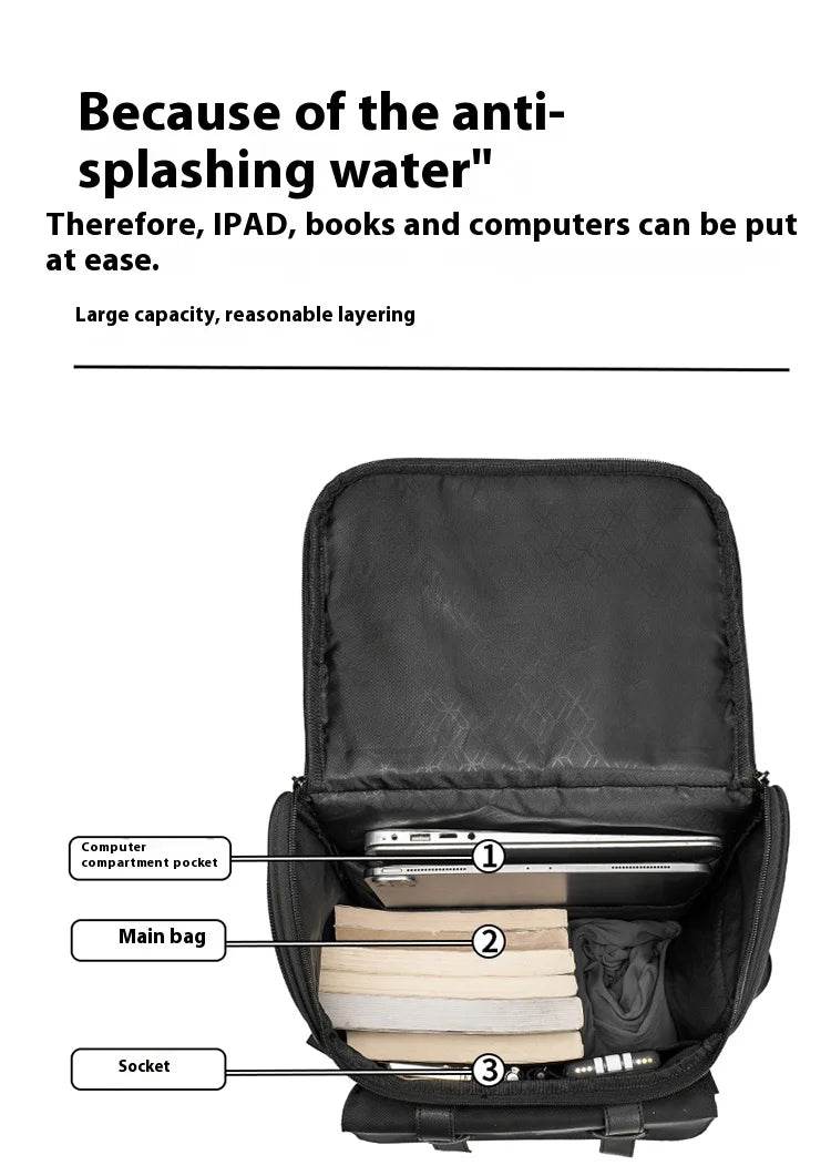 Backpack for boys, fashion trends for junior high school students, school bags for female college students, high school casual l - AIAZ