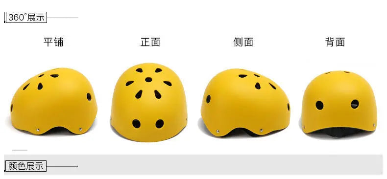 Electric Scooter Round Bike Helmet Cycling Skateboard Ski Child Sports Safety Bicycle Helmet Four Seasons Bike Accessories