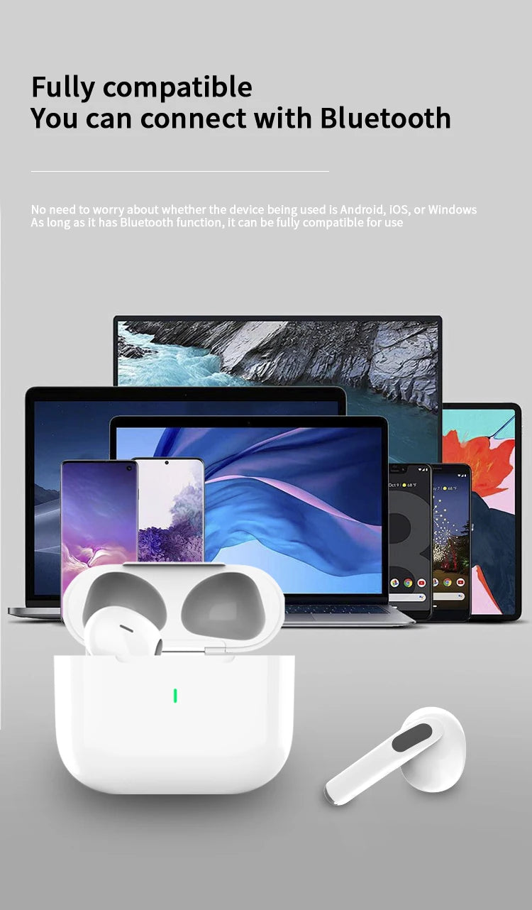 Original AIR ANC Noise Reduction Bluetooth Earphones Microphone wireless earbuds TWS Long battery life Pod Spatial Audio PRO
