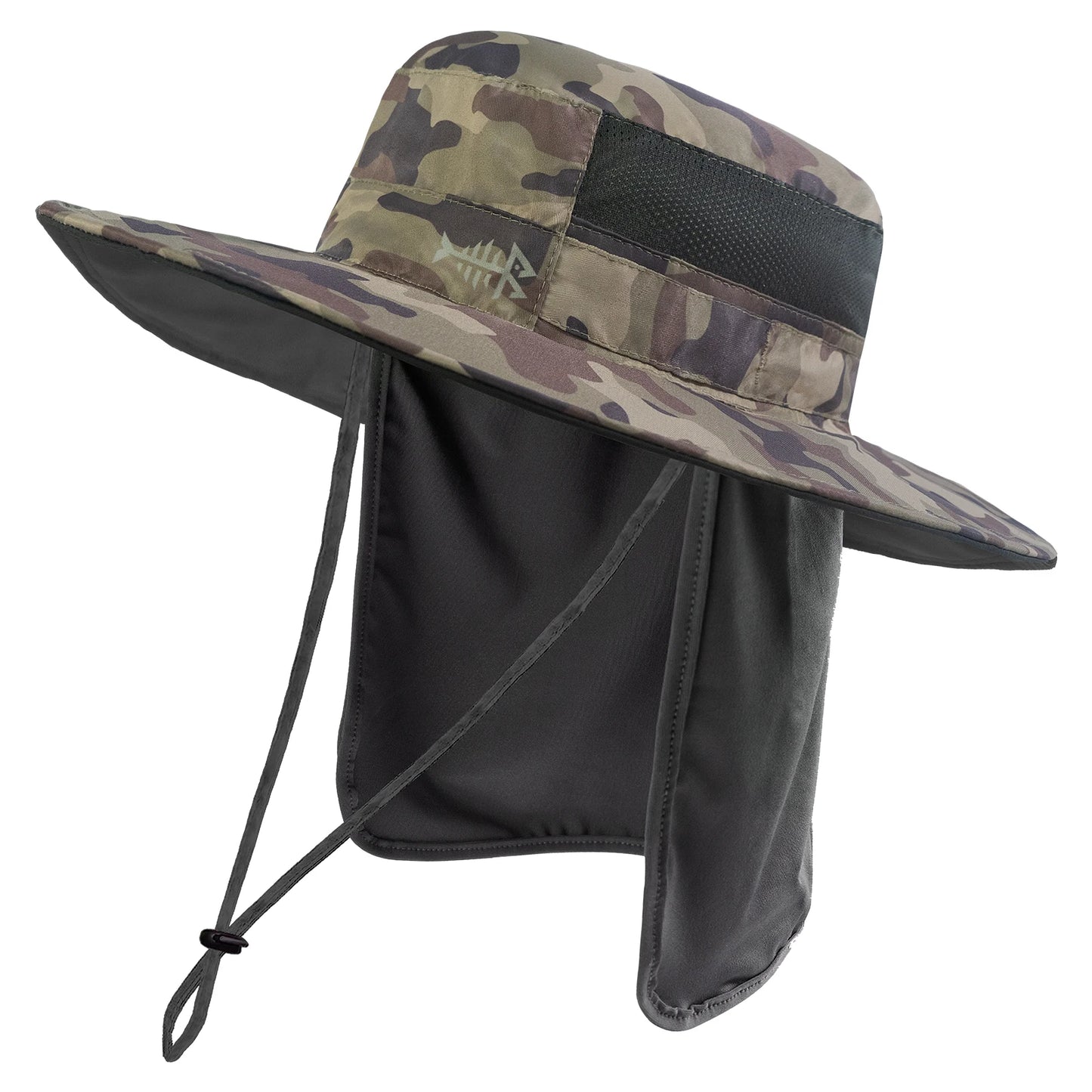 Bassdash UPF 50+ UV Protection Bucket Hat Water Resistant Wide Brim Tactical Fishing Hat Adjustable Size