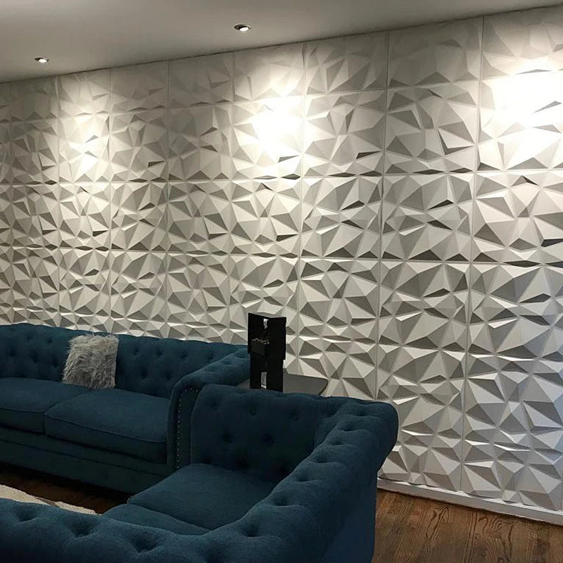 12 Pcs 30cm 3D wall sticker decorative ceiling living room Wood grain wallpaper waterproof 3D Wall panel bathroom kitchen Hotel