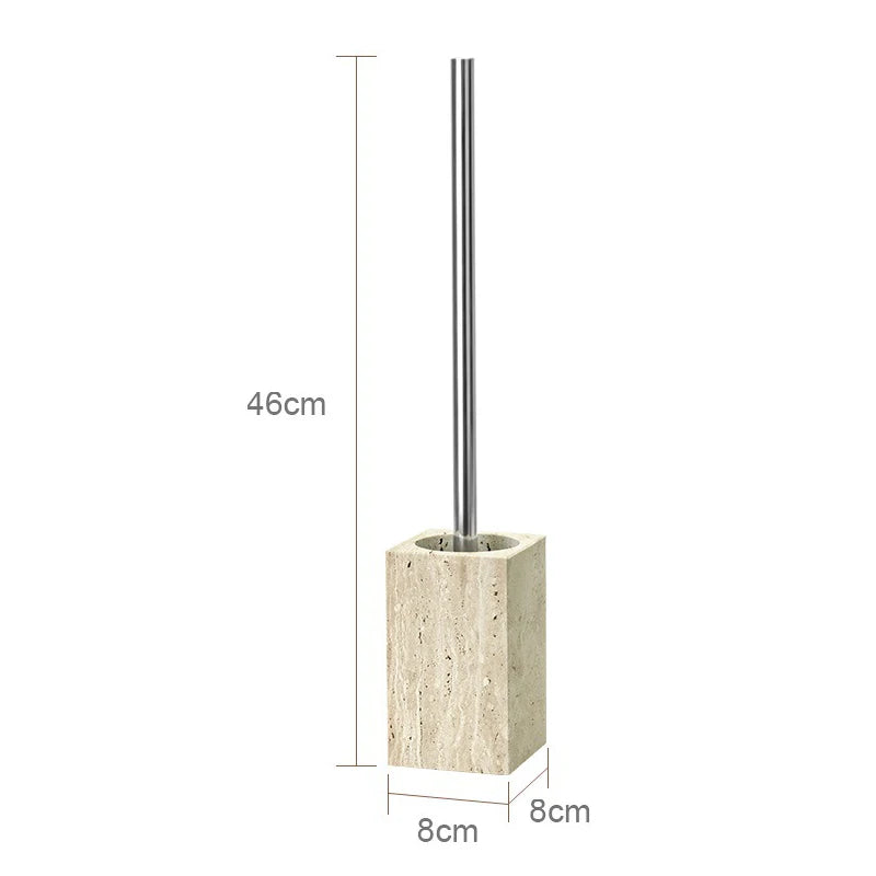 Beige Travertine Bathroom Accessories Set Natural Marble Soap Dispenser Soap Dish Reed Diffuser Vanity Tray Bathroom Set