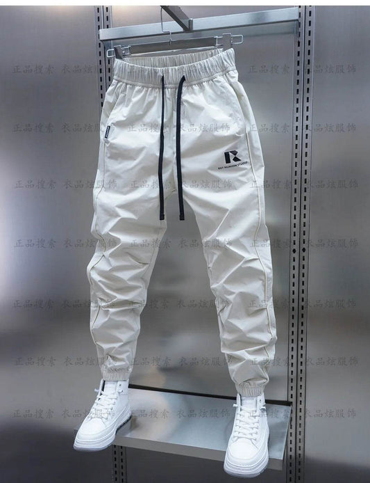 2025 Spring Autumn Men's Trousers Fashion Streetwear Joggers Pants Men Casual Men Clothing Elastic Waist Sweatpants Cargo Pants - AIAZ