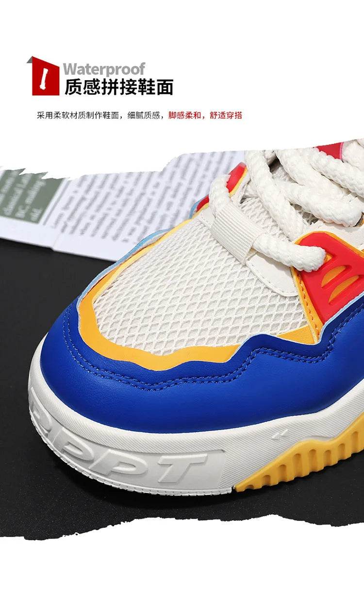 Men Shoes Platform Male Sneakers 2025 New Vulcanized Shoes for Men Casual Running Shoes Large Size 45 46 Hot Sapatos Masculinos - AIAZ