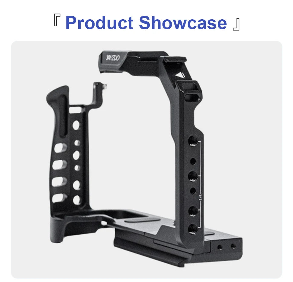 YANZUO Portable Camera G9 Rabbit Cage Kit Suitable For Panasonic Lumlx G9 Camera Metal Protective Frame 1/4 Hole Camera Cage