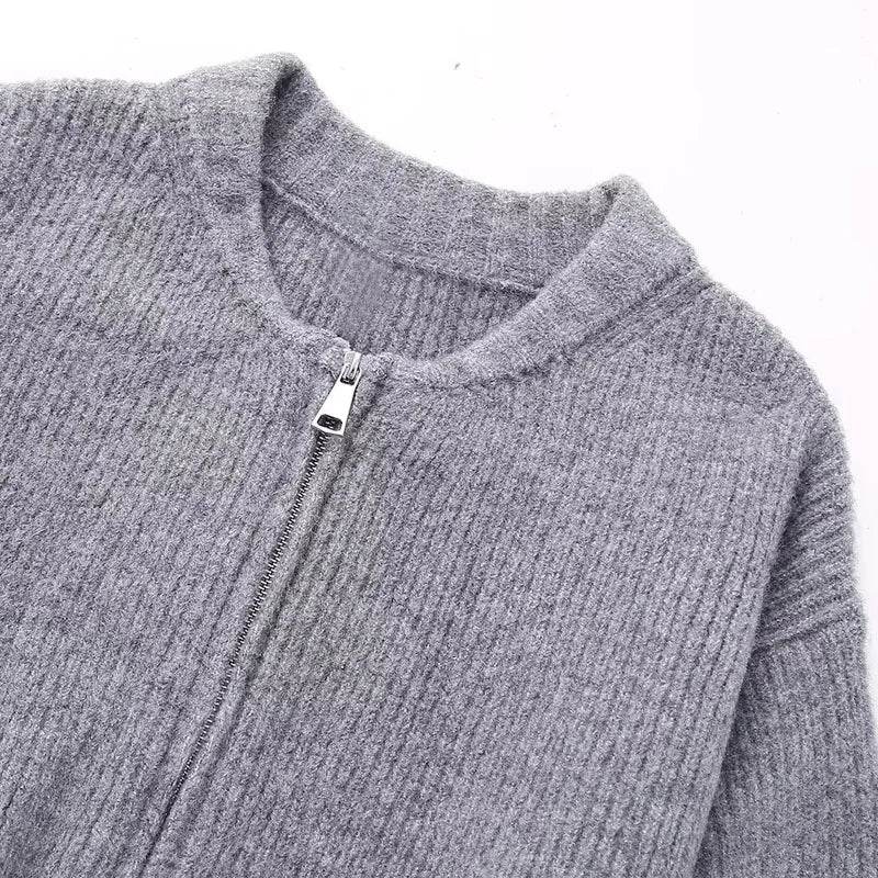 MUJER Sweater Cardigan for Women jacket tricots Coat Knit Outerwears Autumn Winter Woman Fashion Knitwear Cardigan for Woman - AIAZ