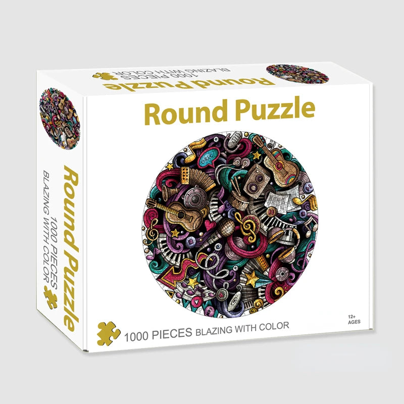75*50cm 1000pcs Puzzle Difficult Adult World Famous Painting Puzzle Landscape Stress Relief Education Puzzle Toys