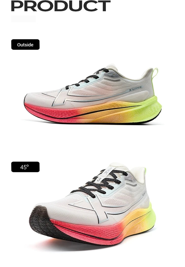 Xtep Women Running Shoes 2000km 3.0 2025 Spring Lightweight Cushioned Wear-Resistant Training Jogging Sneakers  875118110034