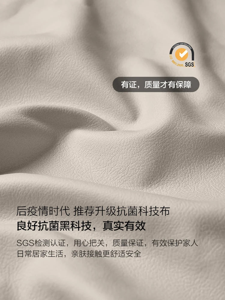 Dipu cream wind technology cloth sofa living room simple modern Italian minimalist Guifei corner cloth sofa combination