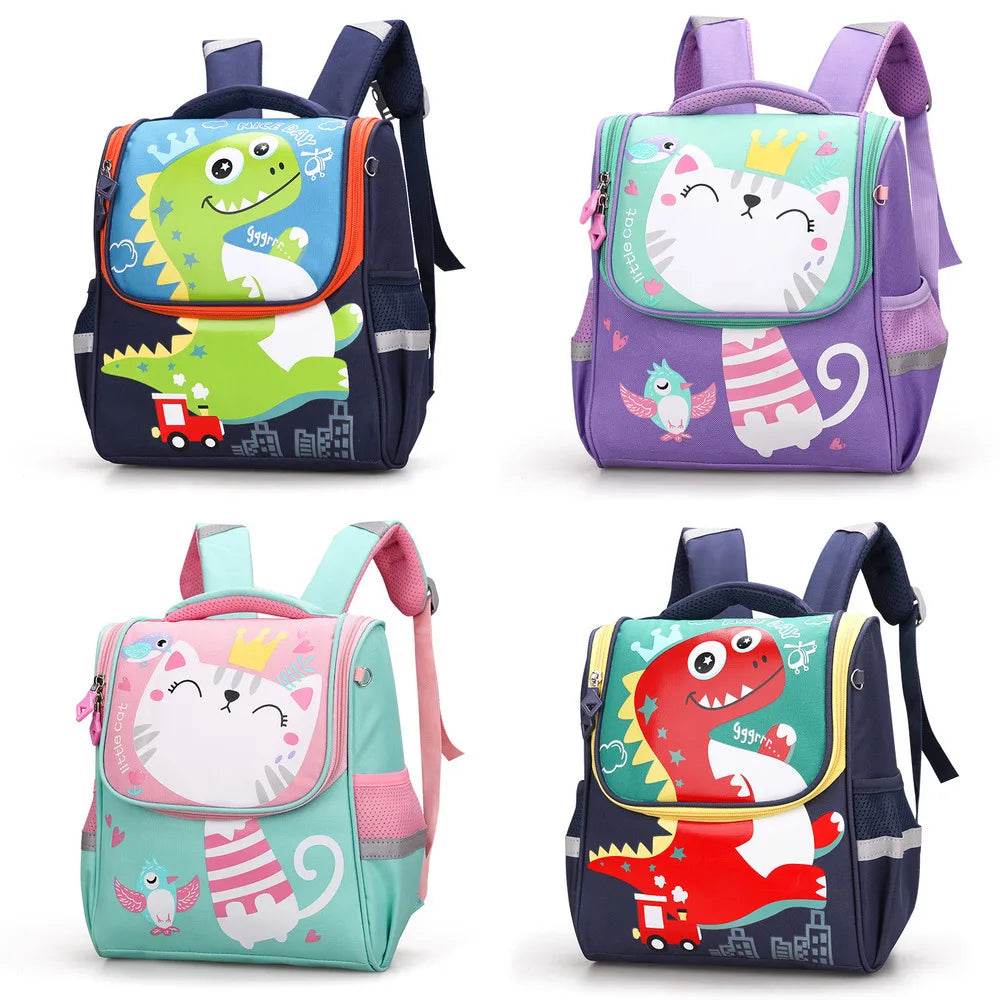 Children School Bags Girls Boys Backpacks Kindergarten Schoolbag Cartoon Animal Toddler Kids Backpack For 2-8 Years - AIAZ