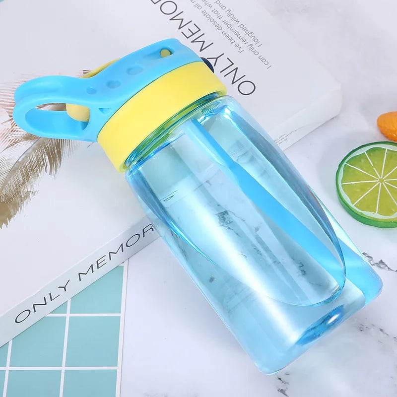 DIY Children Water Bottles Portable 480ML Personalized Outdoor Safety Plastic Drinking Cup For Birth Gift Free Customize Names - AIAZ