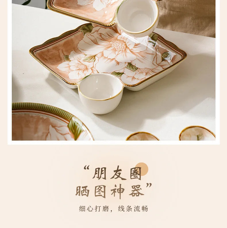 High-quality Ceramic Spoons Wholesale Combinations Household Gift Tableware Sets