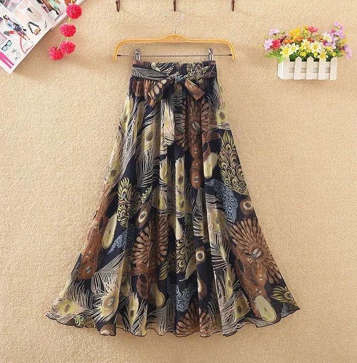 Skirts for Women Summer 2024 A Line High Waist Woman Skirt Casual Trend Modest Vintage Cheap Quality Korean Fashion Style Y2k V - AIAZ