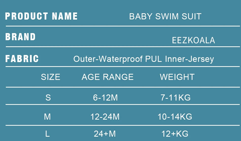 Eezkoala Infant Swimsuit UV 50 Resistant  and Long Sleeve Zipper Baby Swimwear Rash Vest for Toddler  Swimming Suit for  Kids