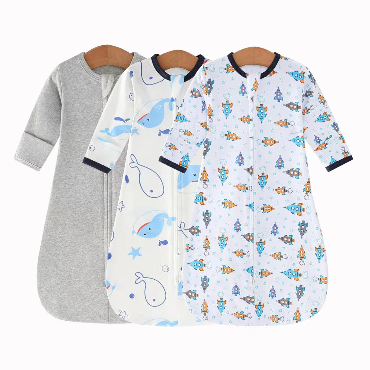 Babies Sleeping Bags Newborn Baby Cocoon Swaddle Wrap Envelope 100%Cotton 0-6 Months Baby Blanket Swaddling Wrap Sleepsack