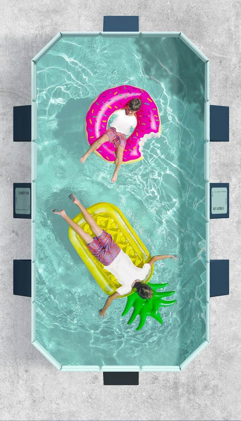 3M/2.6M/2.1M Big Swimming Pool Wear-Resistant Non-Inflatable Outdoor Large Pools Outdoor Indoor Game Back to School Gifts - AIAZ
