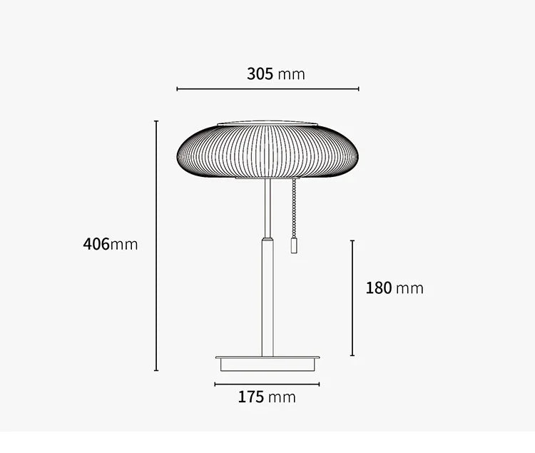 Nordic Vintage Table Lamp White Glass Desk Light for Bedroom
