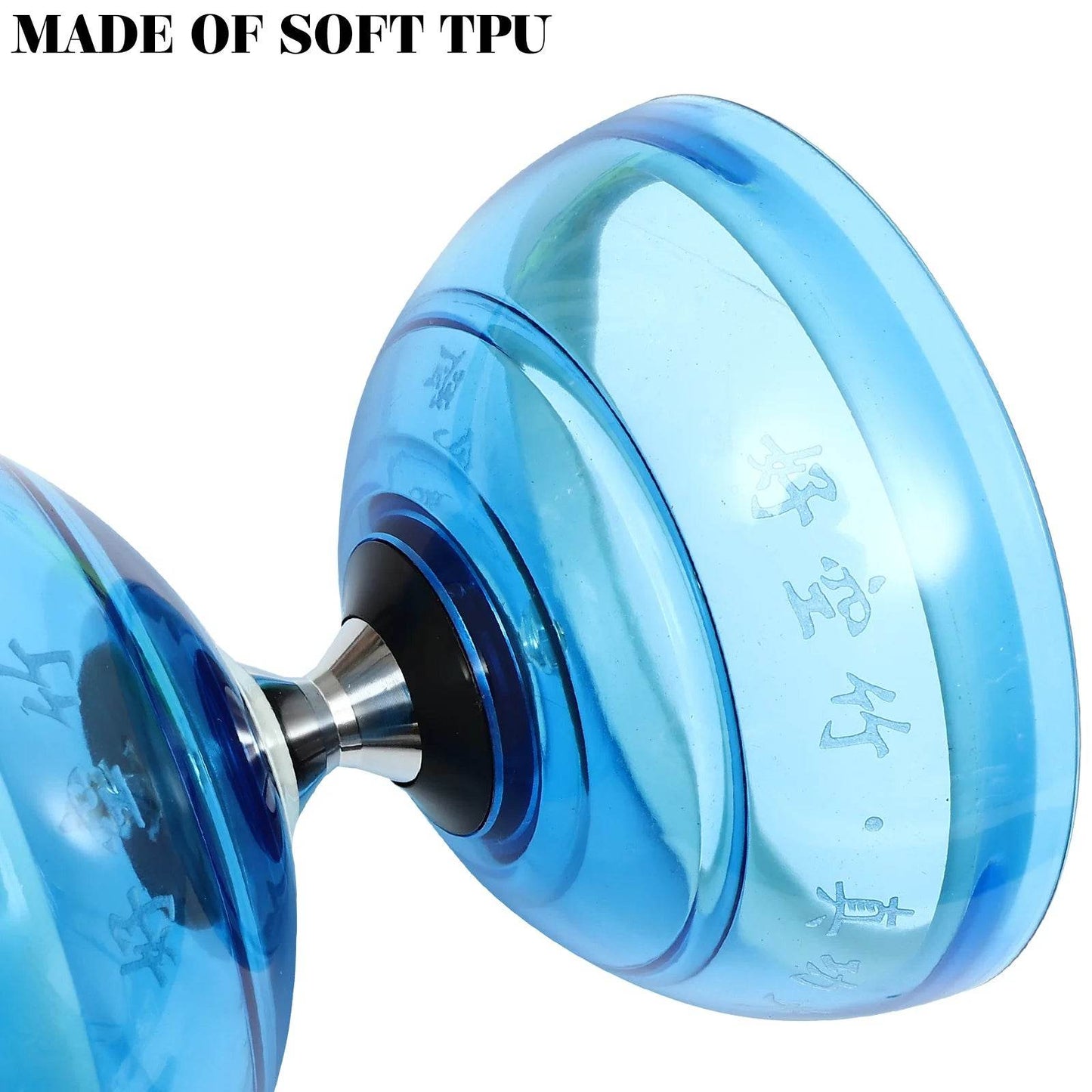 1 Set Professional Diabolo Of Triple Bearing Diabolo Toy Diabolo Yoyo Chinese Diabolo Toy Bearing Fitness Toy For Elderly NEW - AIAZ