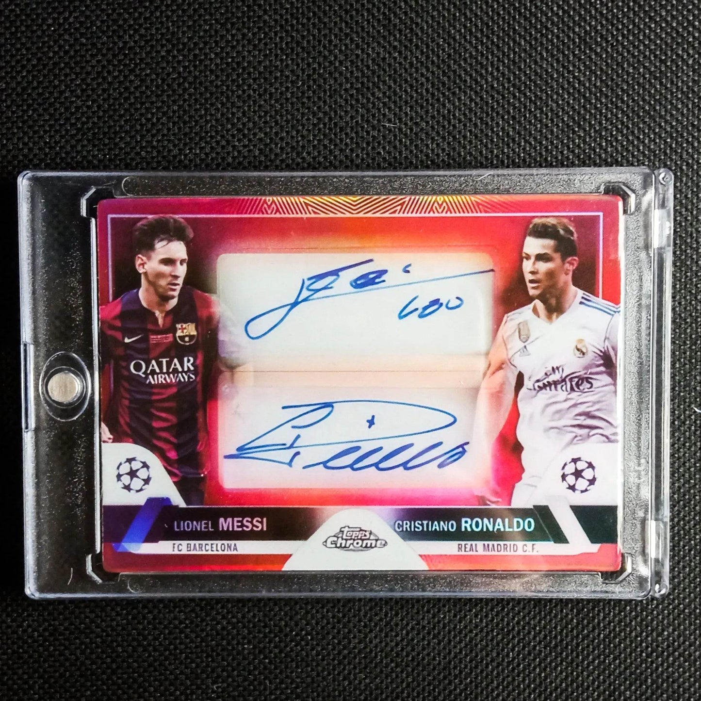 Panini collectible card laser flash DIY Messi Cristiano Ronaldo Kylian Mbappe David Beckham Card bricks Holiday gifts 1.5mmthick - AIAZ