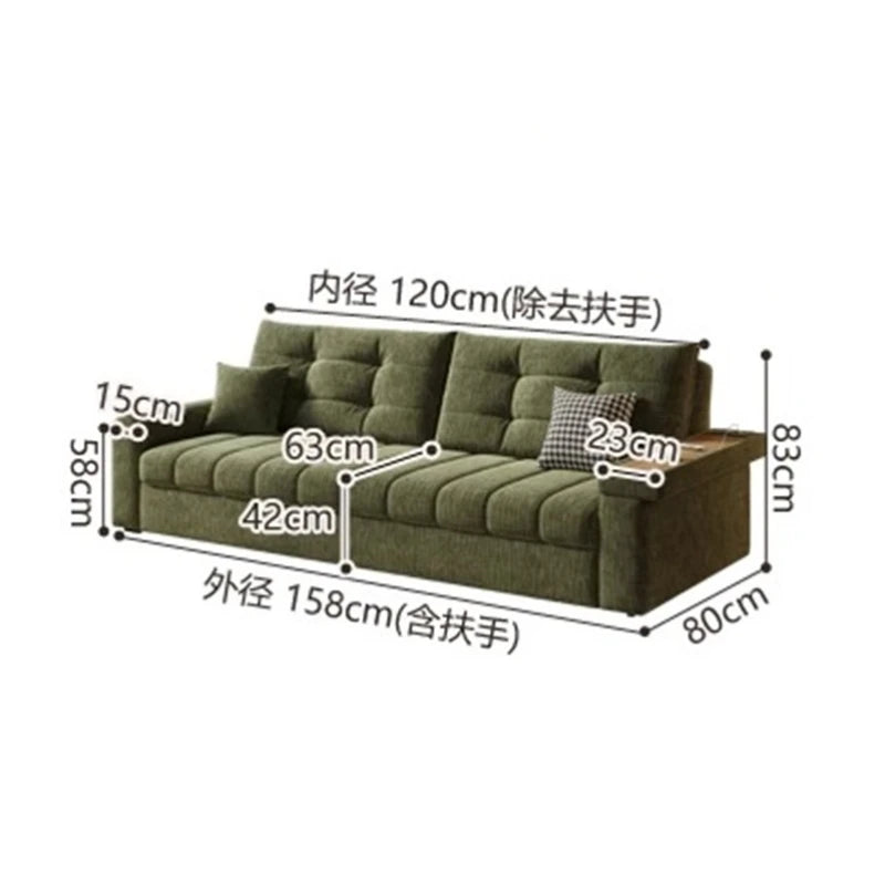 Design Folding Sofas Expand Contract Soft Living Room Double Sofas Receive Simple Juego De Muebles Para Sala Home Furniture