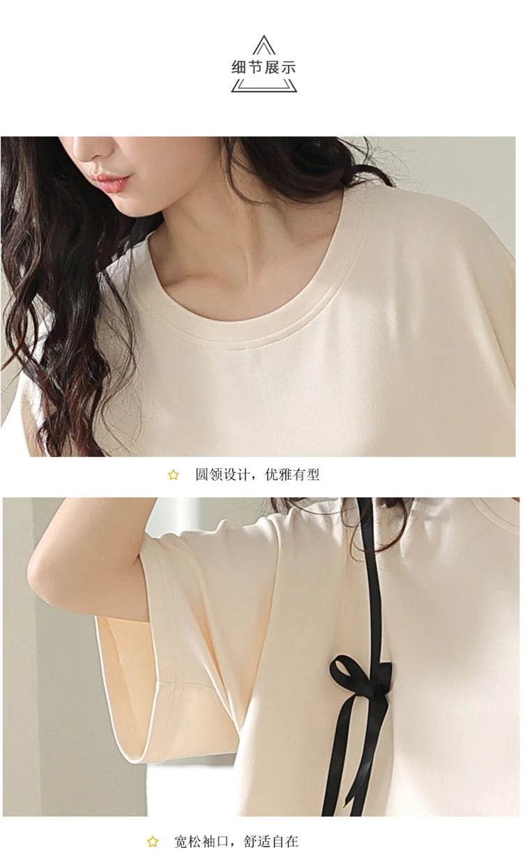 Summer Couple Pajama Sets 100%Cotton Men Short Sleeve Pyjamas Sexy Women Nightgown - AIAZ