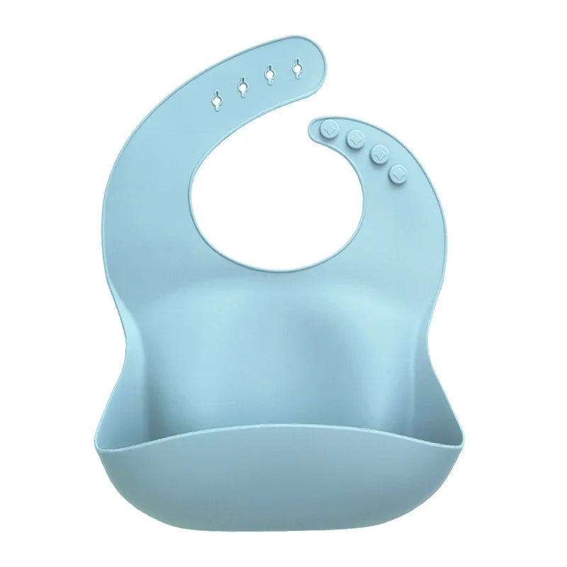 1PC Baby Lunch Apron Toddler Silicone Bibs Baby Kids Girl Boys Waterproof Saliva Cartoon Feeding Bib baby Silicone Bib Aprons