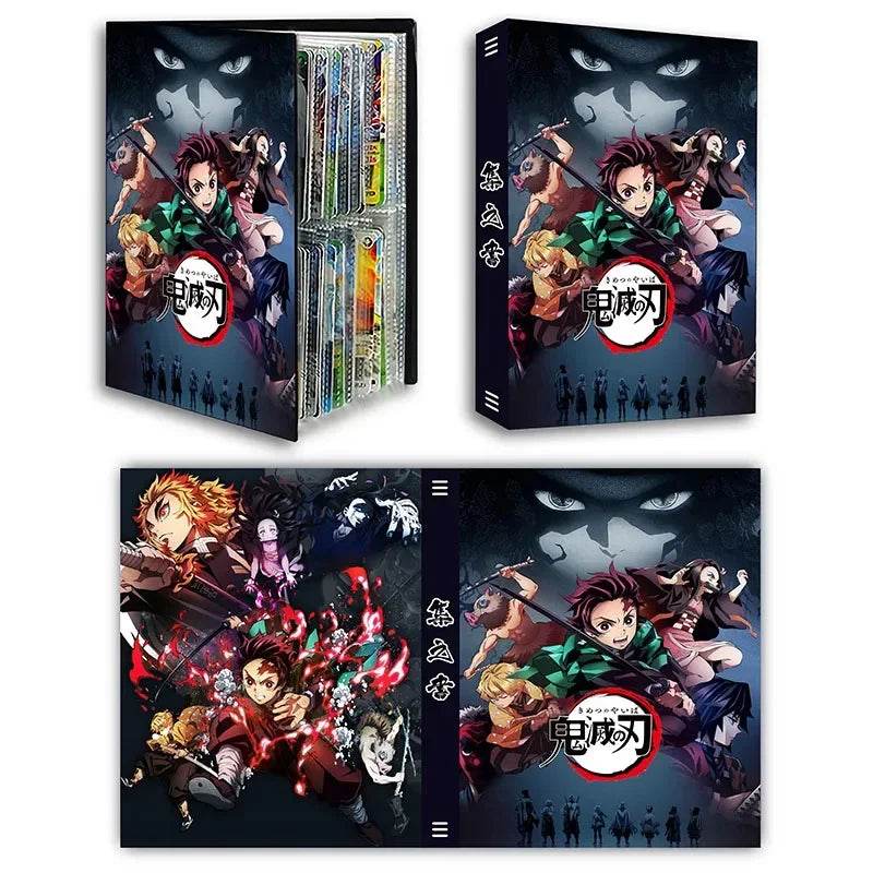 Demon Slayer Kamado Tanjirou 240pcs Card Album Book Game Card Holder Binder VMAX Game Card Collection Kids Toys Gift - AIAZ