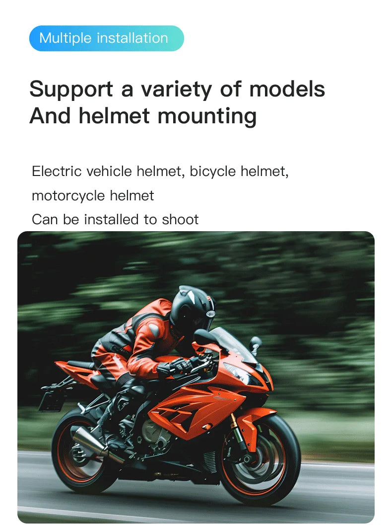 Wireless WiFi 4K UltraHD Mini Portable POV Camcorder Waterproof Magnetic Action Cam Bike Car Vlog Camera Outdoor Sports Recorder