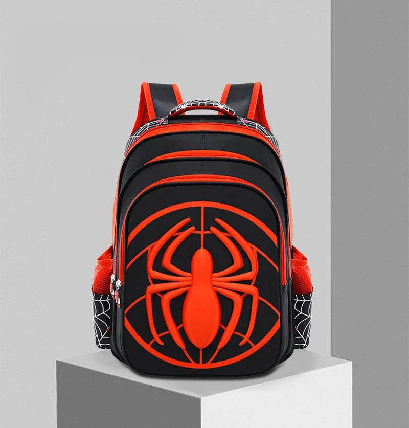 Spider Backpack+Pencil Case Set for Boys School Bag Elementary for Kids School Bag Cartoon Waterproof Primary Backpack - AIAZ