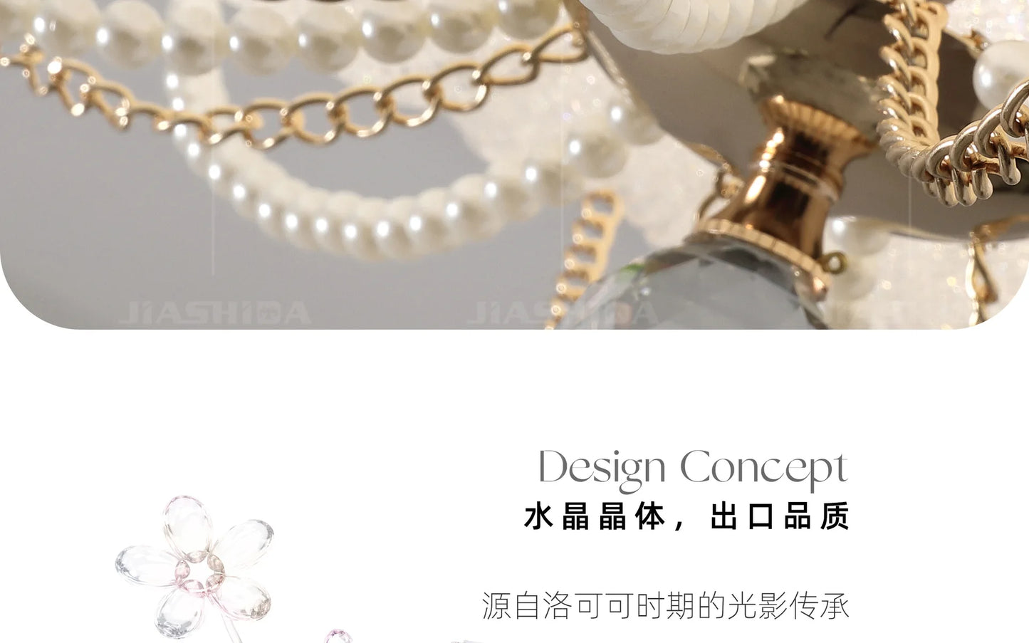 French Style Creamy Ceiling Light Warm Romantic Main Bedroom Room Lamp Eye Protecting Lighting Living Room Cozy Ambient