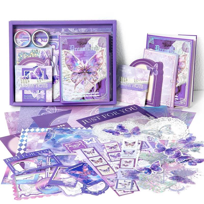 165 Pcs Vintage Handbook Gift Boxes, School Student Reward Small Gifts, Children's Gifts, Scrapbooking Supplies, Stationery Set - AIAZ